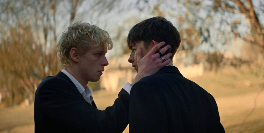 Two lead actors in the film "Leviticus" (Photo courtesy of Maslow Entertainment)